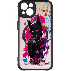 Чохол Gelius Print Case UV (Magsafe) для iPhone 13 Gateway cat Pink