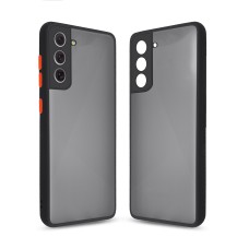 Чохол MakeFuture Samsung S21 FE Frame Black