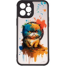 Чохол Gelius Print Case UV (Magsafe) для iPhone 12 Pro Max Fluffy Cat