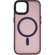 Чохол Color Bumper Case (MagSafe) для iPhone 12 Bordo
