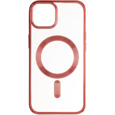 Чохол Chrome Frame Case (MagSafe) для iPhone 15 Red