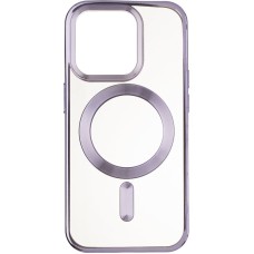 Чохол Chrome Frame Case (MagSafe) для iPhone 14 Purple