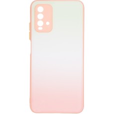 Чохол Glass Rainbow Case для Xiaomi Redmi 9t Strawbery Mohito
