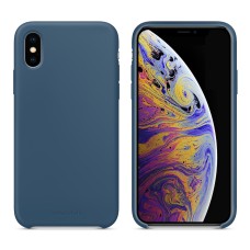 Чохол MakeFuture Apple iPhone XS Silicone Blue