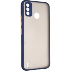 Чохол Gelius Bumper Mat Case для Tecno Spark 6 Go Blue