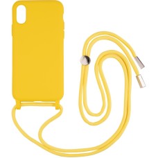 Чохол Wave Case для iPhone X/Xs + ремінець Yellow