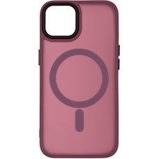 Чохол Color Bumper Case (MagSafe) для iPhone 14 Bordo