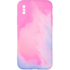 Чохол Watercolor Case для iPhone X Pink