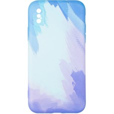 Чохол Watercolor Case для iPhone X Blue