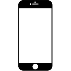 Захисне скло для iPhone 6 Plus 3D Black (w/o pack)