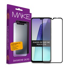 Захисне скло MAKE Xiaomi Redmi 14C/Poco C75