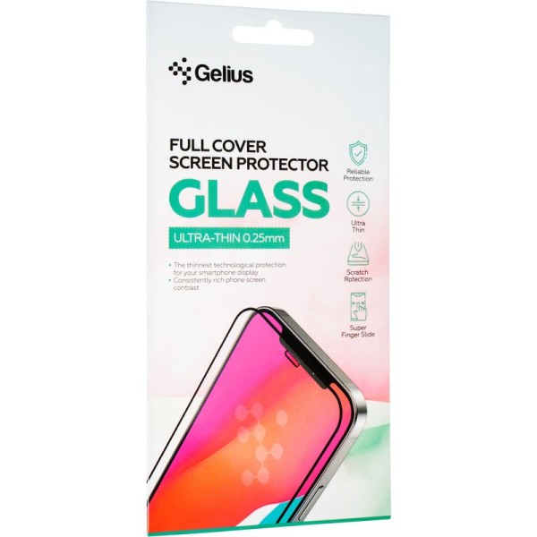 Захисне скло Gelius Full Cover Ultra-Thin 0.25mm для Samsung A12/A13/M13/A03/A03 Core/A04s/M23 Black Захисне скло Gelius Full Cover Ultra-Thin 0.25mm для Samsung A12/A13/M13/A03/A03 Core/A04s/M23 Black