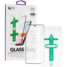 Захисне скло Krazi Eazy EZFT01 + монтажна рамка для iPhone 12 Mini Black