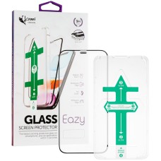 Захисне скло Krazi Eazy EZFT01 + монтажна рамка для iPhone 12/12 Pro Black