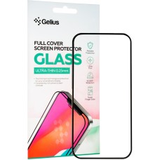 Захисне скло Gelius Full Cover Ultra-Thin 0.25mm для iPhone 15 Black