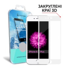 MakeFuture Захисне скло 3D Apple iPhone 6 Plus White