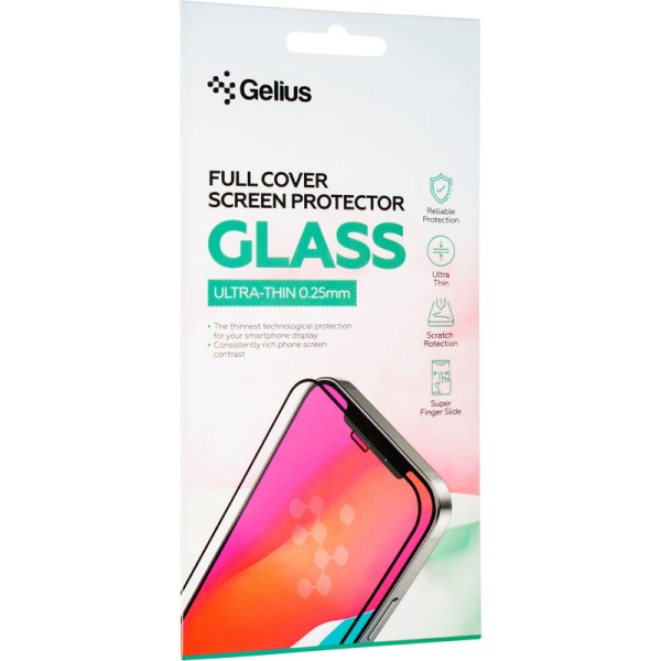 Захисне скло Gelius Full Cover Ultra-Thin 0.25mm для Oppo A74/Realme 10 4G Black Захисне скло Gelius Full Cover Ultra-Thin 0.25mm для Oppo A74/Realme 10 4G Black