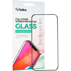 Захисне скло Gelius Full Cover Ultra-Thin 0.25mm для iPhone 15 Pro Black