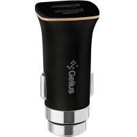 Автомобільний зарядний пристрій Gelius Apollo GP-CC01 2USB 3.1A 15W Black