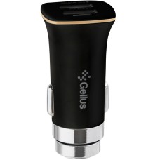 Автомобільний зарядний пристрій Gelius Apollo GP-CC01 2USB 3.1A 15W Black