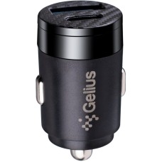 Автомобільний зарядний пристрій Gelius Inch Twix GP-CC010 USB+Type-C QC/PD (35 W) Black