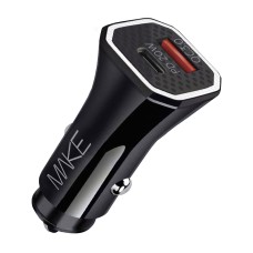 Зарядний пристрій автомобільний MAKE 38W Type-C PD + QC3.0 Black