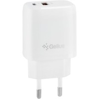 Мережевий зарядний пристрій Gelius X-Duo GP-HC014 USB+Type-C QC3.0/PD20W White Мережевий зарядний пристрій Gelius X-Duo GP-HC014 USB+Type-C QC3.0/PD20W White