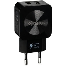 Мережевий зарядний пристрій Gelius Ultra Prime GU-HC02 2USB 2.1A 12W Black