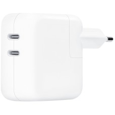 Мережевий зарядний пристрій Original Quality Type-C Dual 35W (EU) (MNWP3) (коробка) White