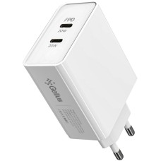 Мережевий зарядний пристрій Gelius iDuo 40W GP-HC052 2 Type-C (2x20W) White