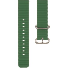 Ремінець для смарт-годинника універсальний Flat marine style (20мм) Green