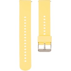 Ремінець для смарт-годинника універсальний Flat head style (20мм) Yellow
