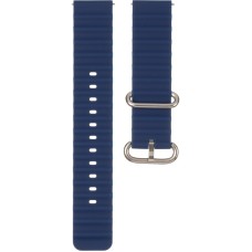 Ремінець для смарт-годинника універсальний Flat marine style (20мм) Dark Blue