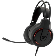 Навушники ігрові Fantech HQ53 Flash (2 x 3,5 jack/USB) Red LED + мікрофон Black