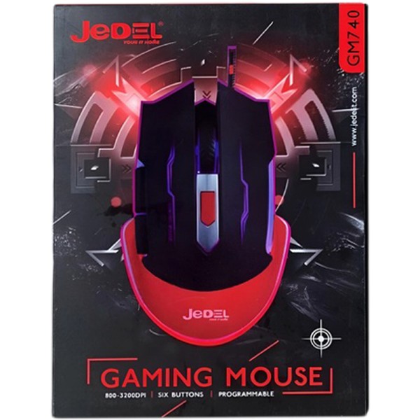 Миша USB JEDEL GM740 RGB Black Миша USB JEDEL GM740 RGB Black