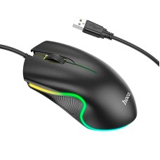 Мишка USB Mouse HOCO GM19 RGB Black