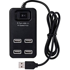 USB HUB P-1601 (4 USB2.0) Black