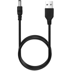 Кабель USB to DC 5.5x2.1 підвищує напругу 5V to 12V (1.5A)(WX-SYX-01012) 1m Black