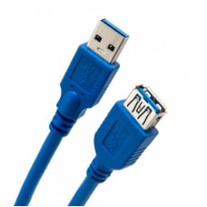 USB 3.0 подовжувач 1,5м AM-AF Blue