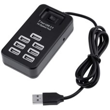 USB HUB P-1602 (7 USB2.0) Black
