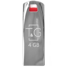 USB флеш накопичувач T&G Stylish 115 4Gb Metal Chrome