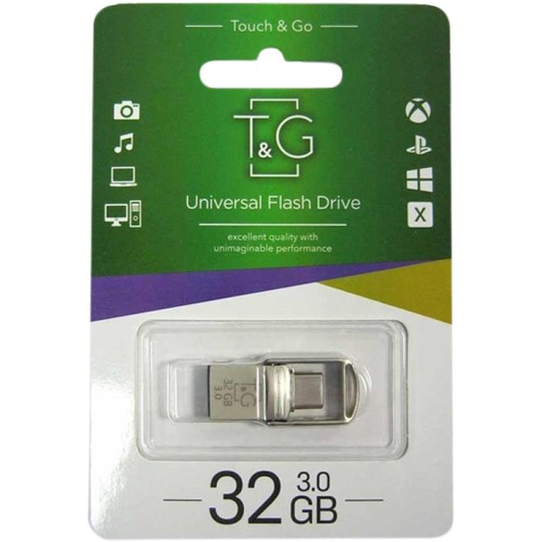 USB флеш накопичувач T&G 104 32Gb Type-C Metal USB флеш накопичувач T&G 104 32Gb Type-C Metal