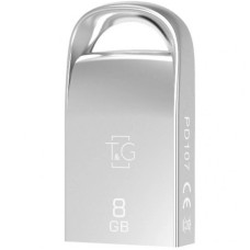 USB флеш накопичувач T&G Short 107 8Gb Metal Silver