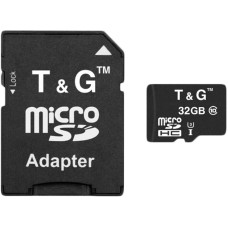 Карта пам'яті microSDHC 32Gb T&G (UHS-3)(Class 10) + адаптер SD