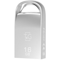 USB флеш накопичувач T&G Short 107 16Gb Metal Silver
