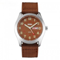 Skmei 9112BN Silver-Brown