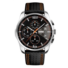 Skmei 9106OG Silver-Black-Orange