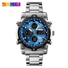 Skmei 1389BU Silver-Black-Blue