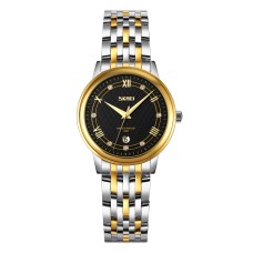 Skmei 9272TGDBK-S Gold/Silver-Black Lady