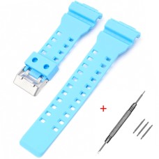Ремінець для Casio G-Shock GA-100/110 Light Blue SI